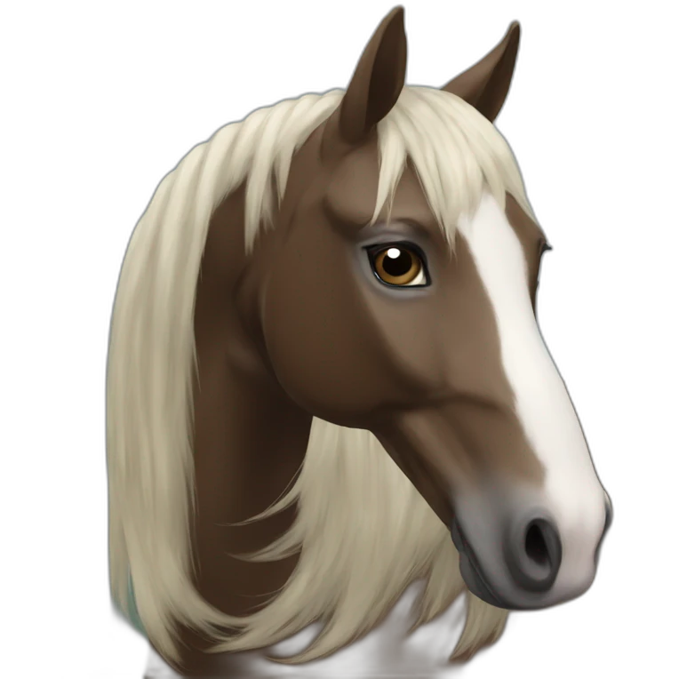 1 cheval emoji