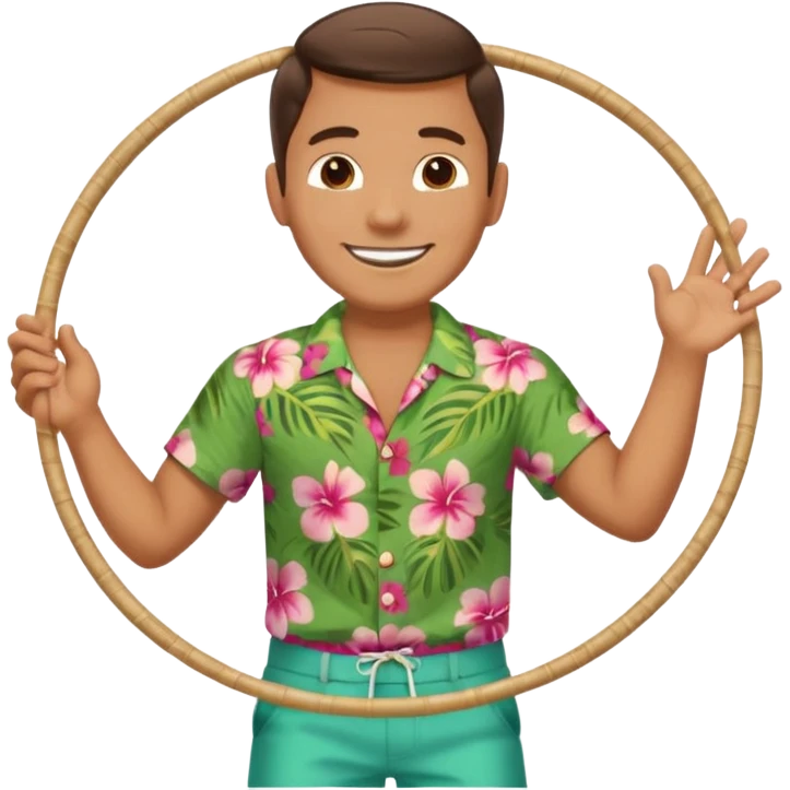 man Hula hoopin emoji
