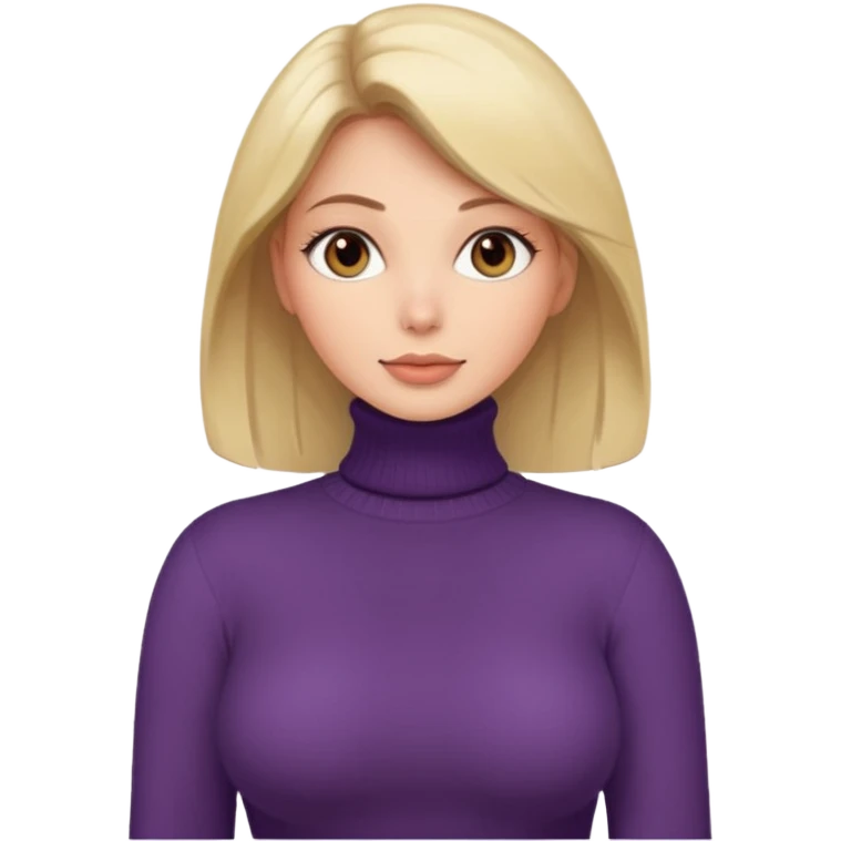 turtleneck sweater on big tits emoji