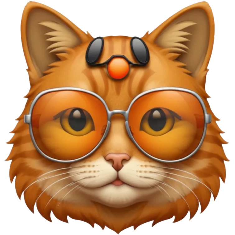 Cat wearing sunglasses emoji