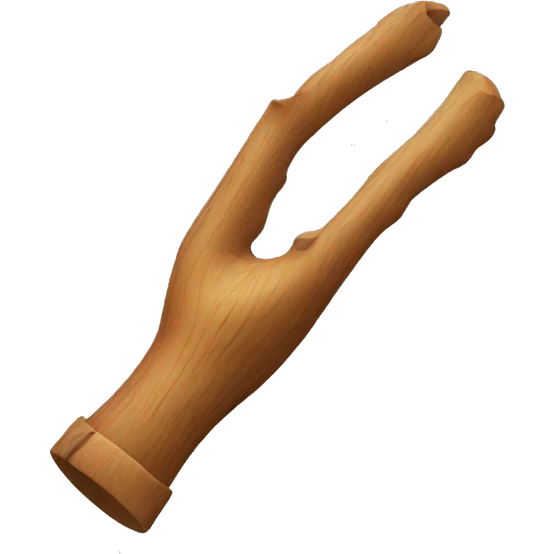 wood arm emoji