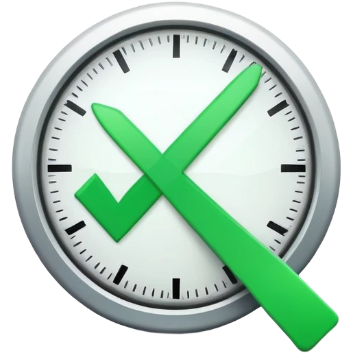 completed work shift reschedule with checkmark emoji
