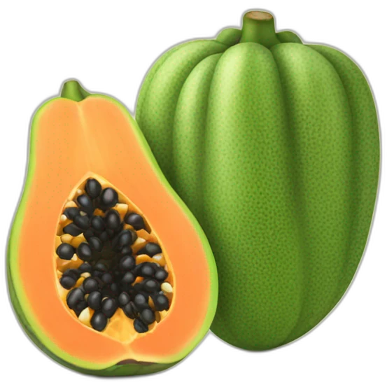 papaya emoji