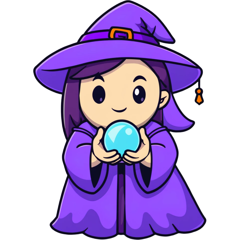witch with a crystal ball emoji