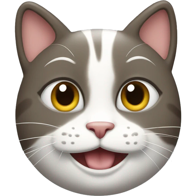 Happy cat emoji