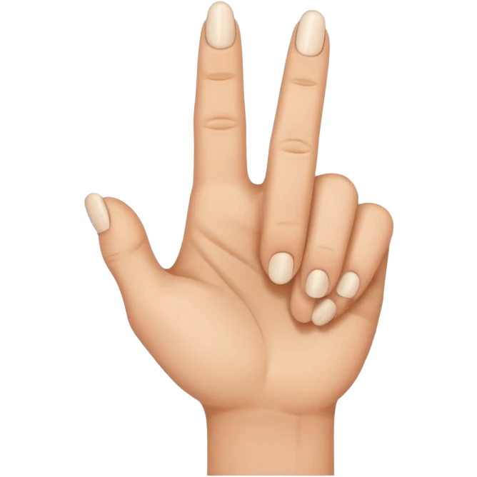 Middle finger down  emoji