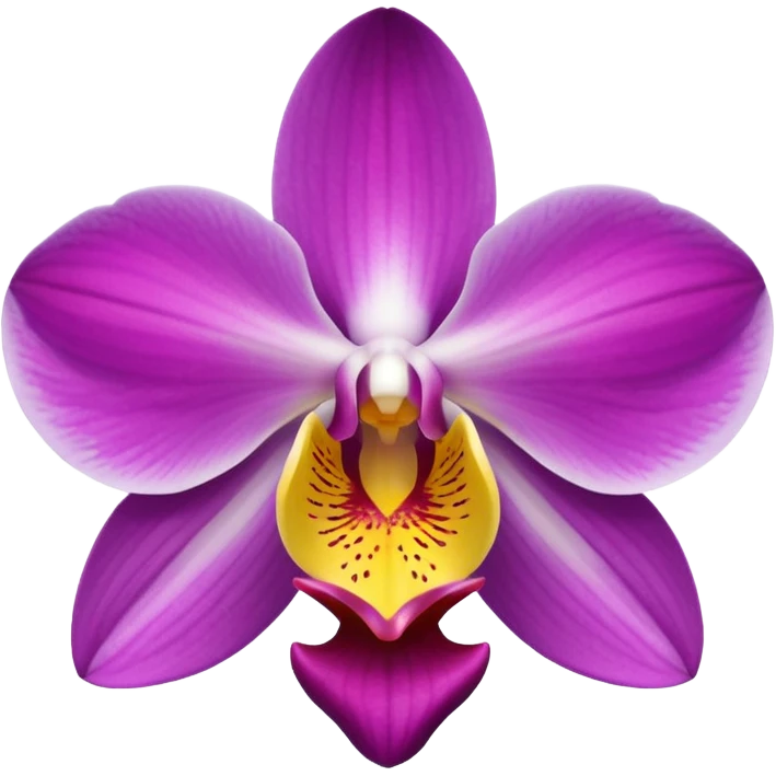 Orchid flower emoji