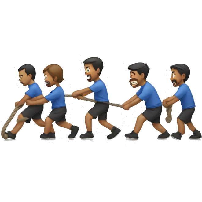 Tug-of-war emoji