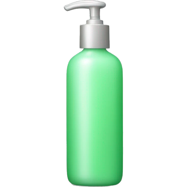 Light green lotion bottle emoji