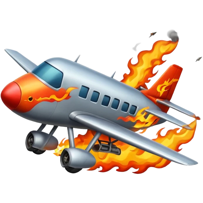 Plane crash emoji