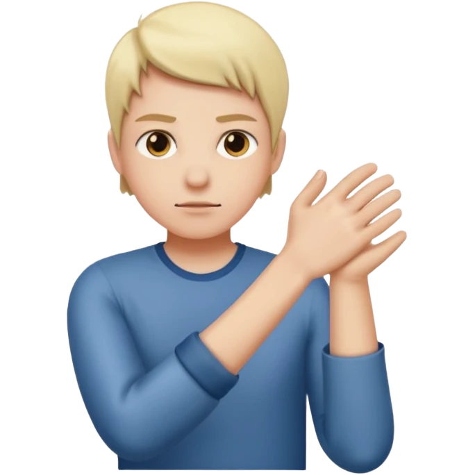 Person rolling sleeves emoji