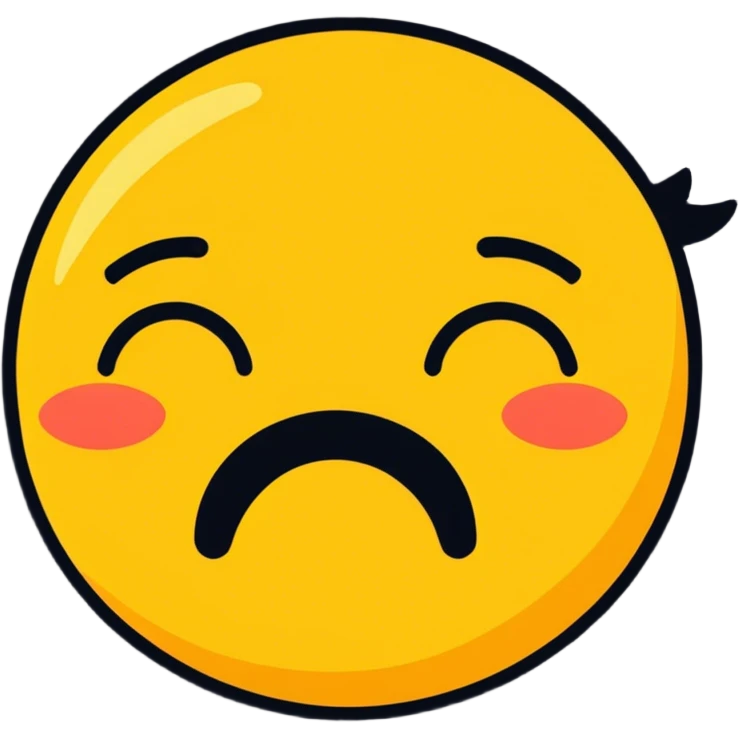 Depressed emoji ￼ emoji