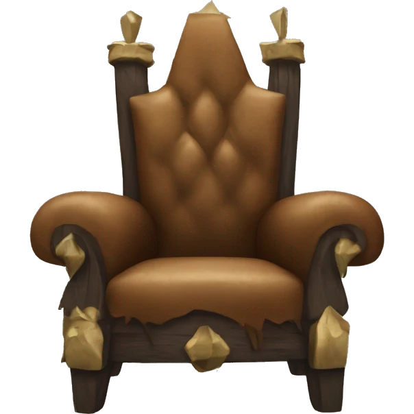 Brown Throne inspired by Kraven The Hunt emoji