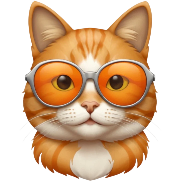 Cat wearing sunglasses emoji