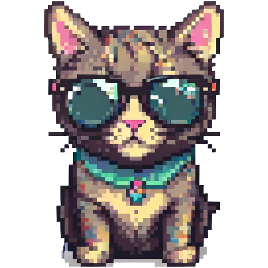 cat wearing sunglasses emoji