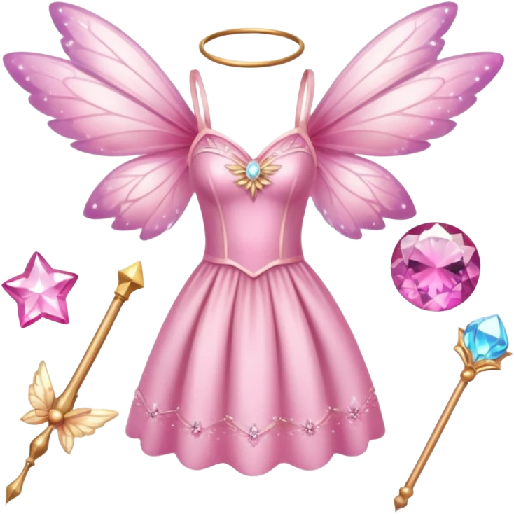 pink fairy girly aestetic items emoji