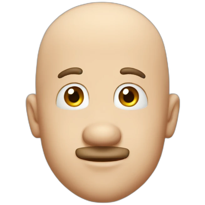 Bald mario emoji
