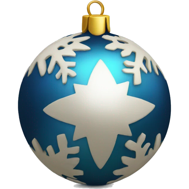 Xmas ball emoji