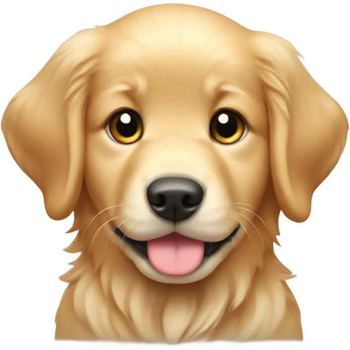 Golden Retriever puppy emoji