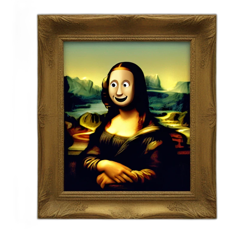 Mona lisa emoji