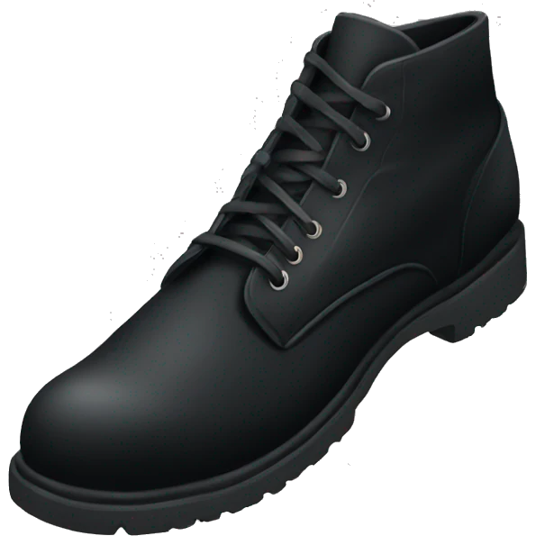 black shoes emoji
