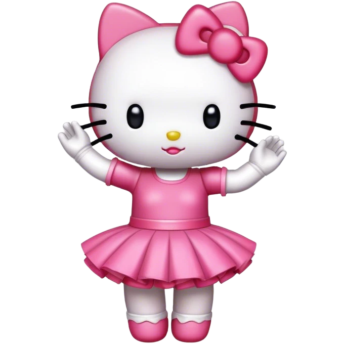 hello kitty dancing emoji