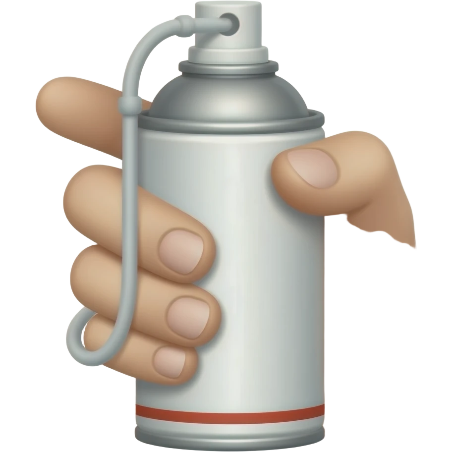 spray lubrifiant sans écriture emoji