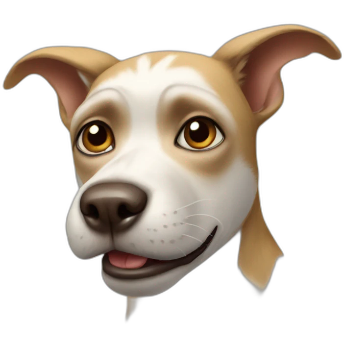 Monkey-dog emoji