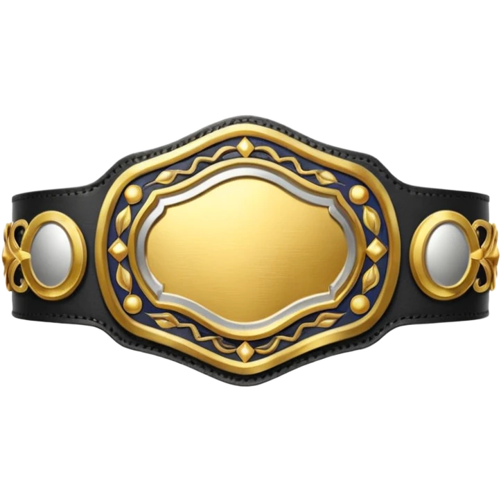 Champion belt emoji