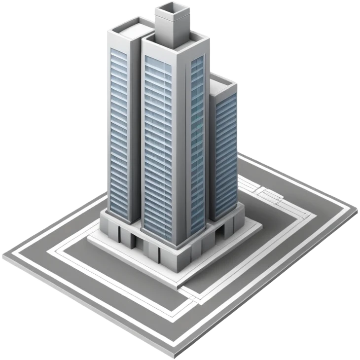 foundation plan for skyscraper construction emoji