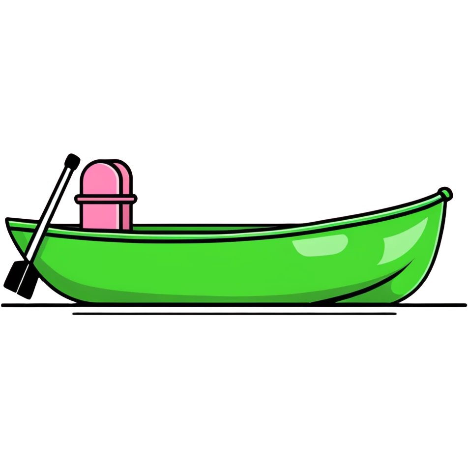 pink rowing boat emoji