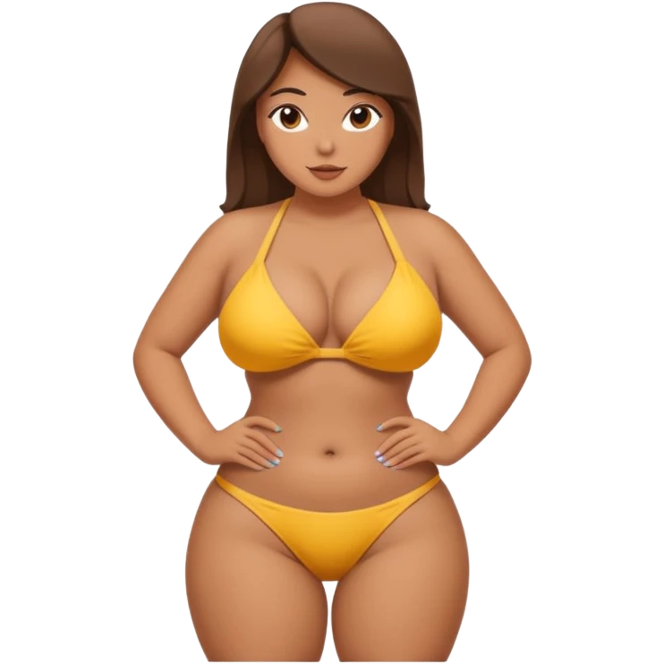 big butt n boobs, thicc thighs emoji