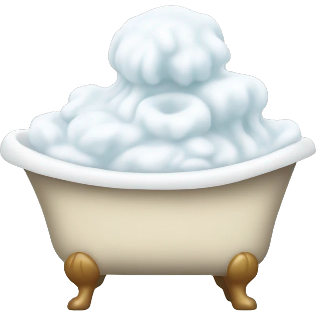 bath foam emoji