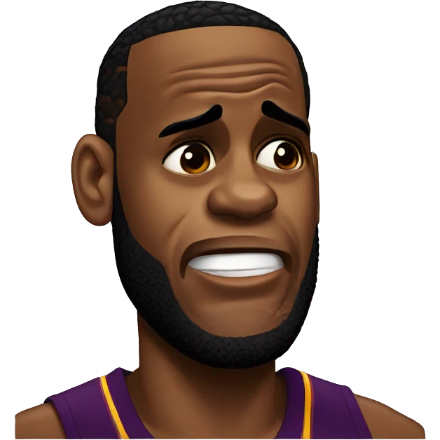 lebron james crying emoji