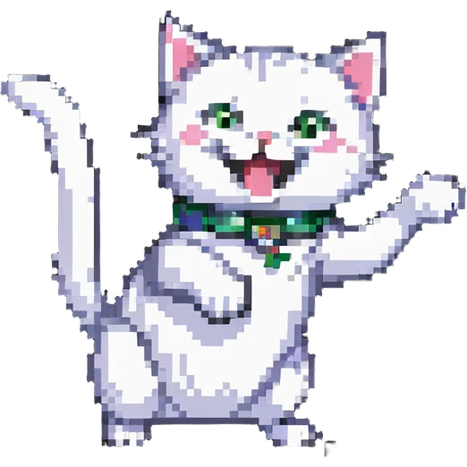 cat pointing and laughing emoji