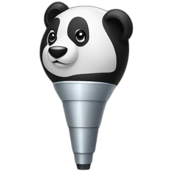 Panda mic emoji