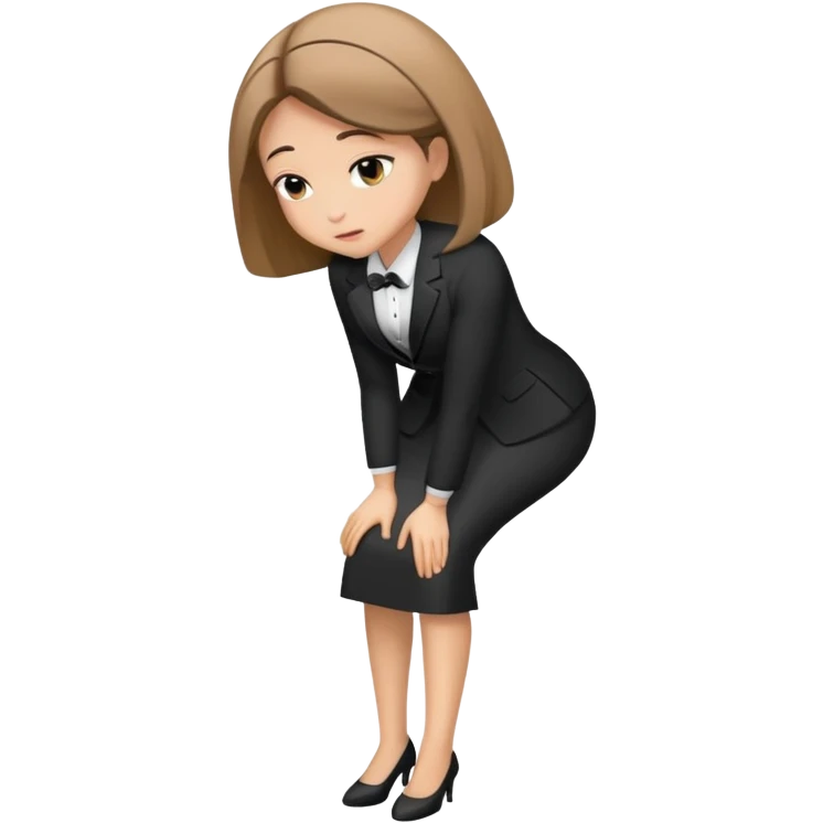 Woman Bowing emoji