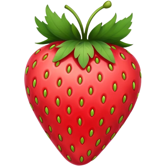 Una fresa pero dibujada sin color  emoji