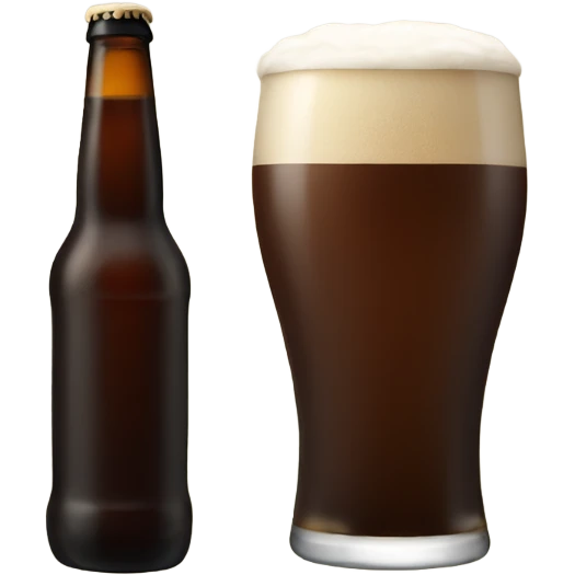 Stout beer emoji