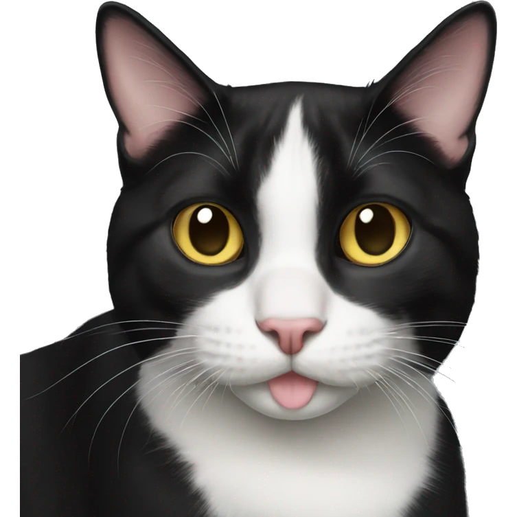 tuxedo cat emoji