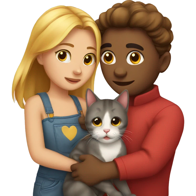 Love and cat emoji