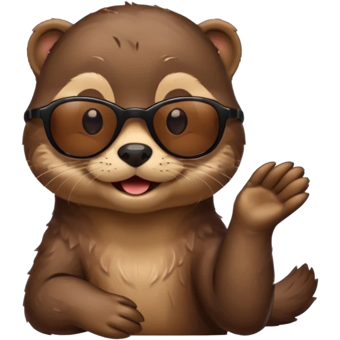 otter with sunglasses emoji