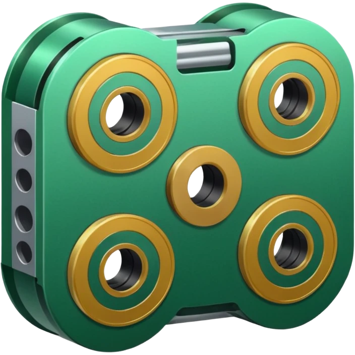 Film Cassette roll green emoji