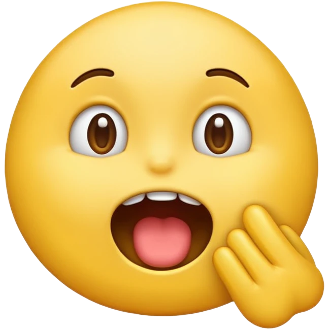 Ein Emoji der rülpst emoji