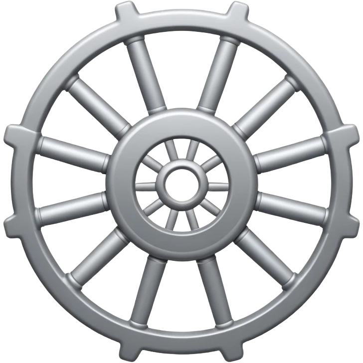 central hub with several lines radiating out to smaller circles, representing the Hub & Spoke model in logistics emoji