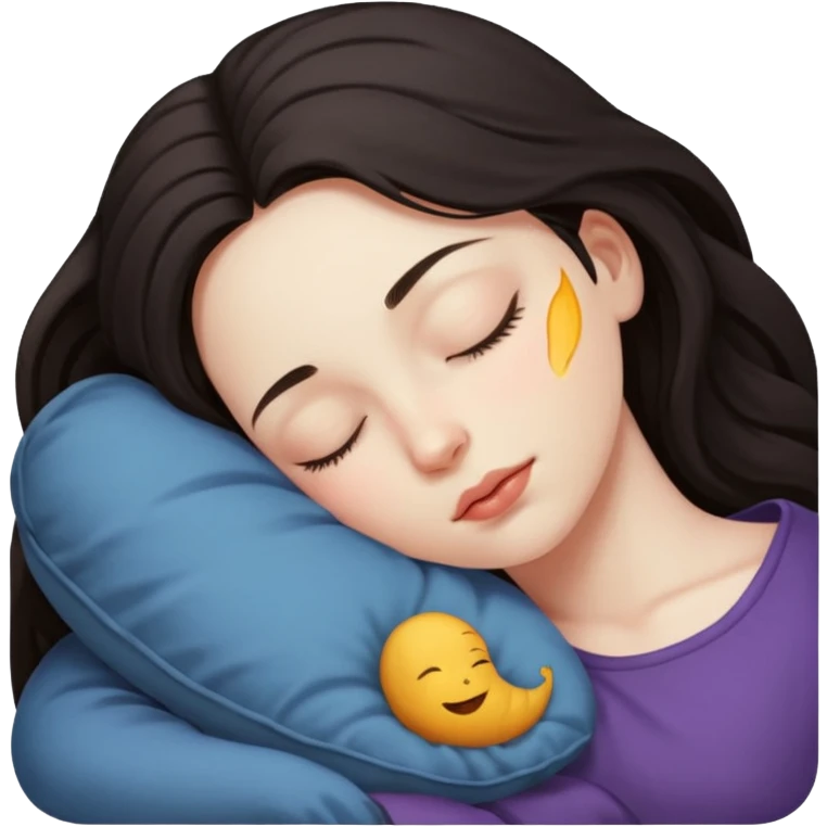 chica dormiendo emoji