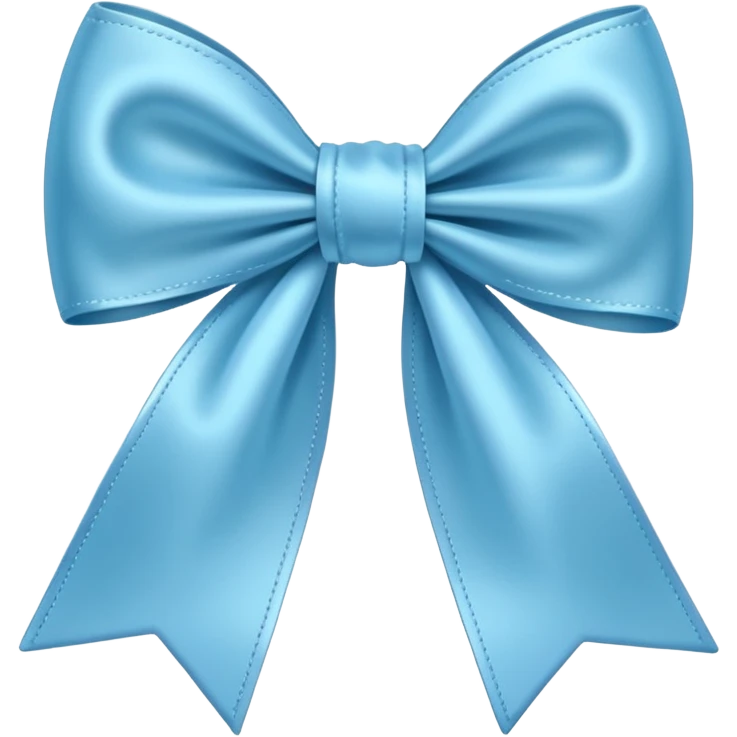 Light blue bow emoji