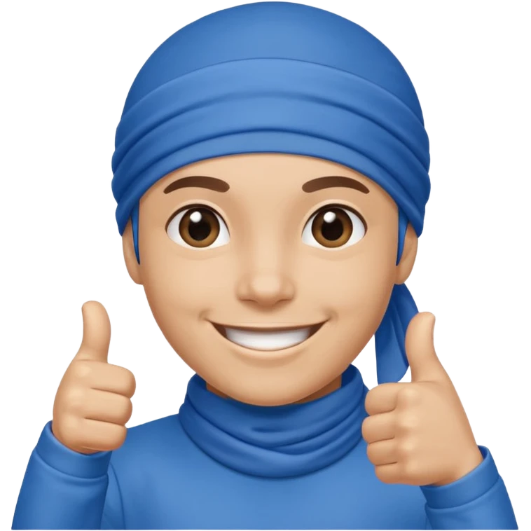 Persona de color con el pulgar arriba y que tengo un taper boricua y más maliante emoji