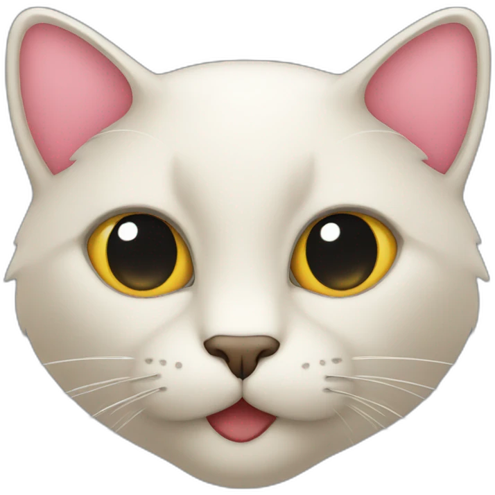 cat head with heart emoji