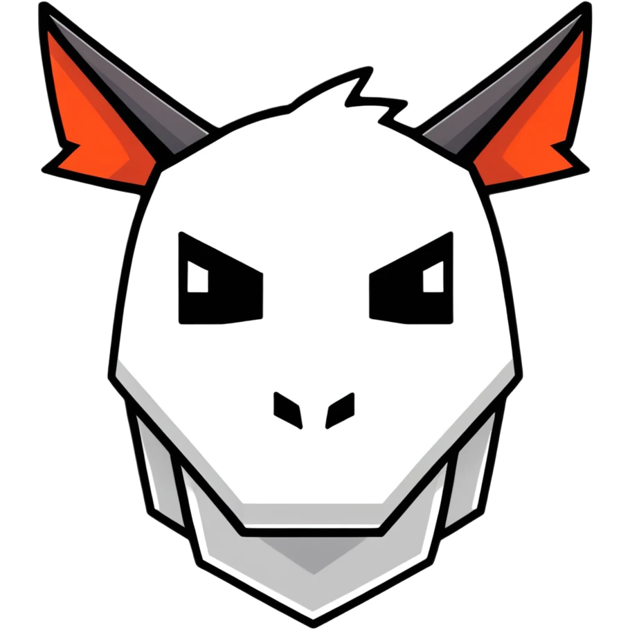 Minecraft black dragon head emoji